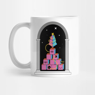 XMas cube magic portal Mug